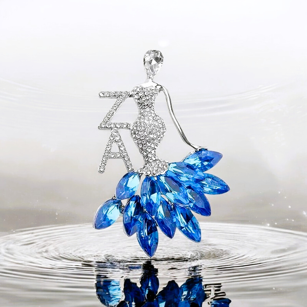 Zeta Amicae‎ Brooch Lady Pin